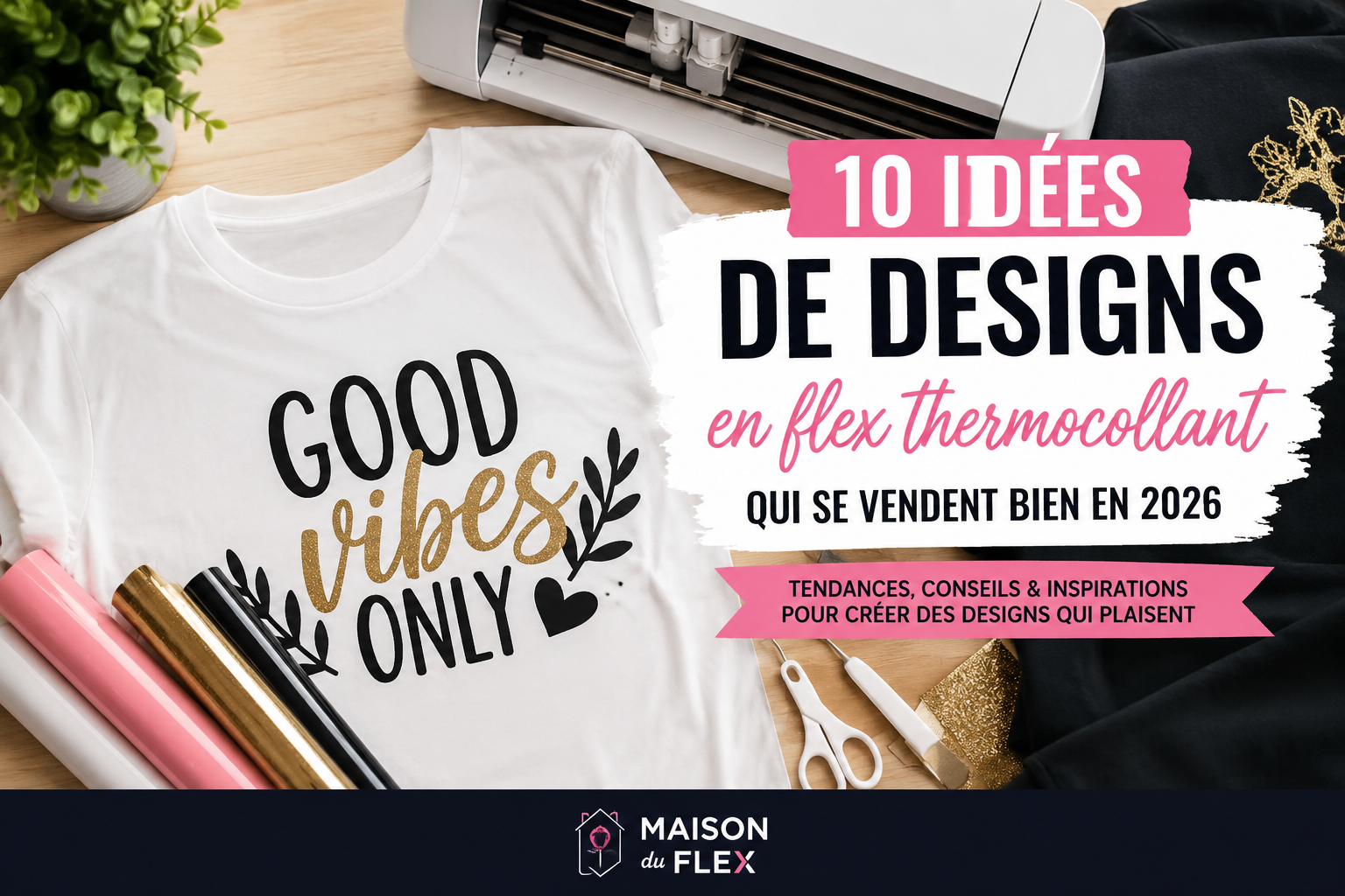 Comment créer un design qui se vend avec du flex thermocollant : 10 idées qui fonctionnent en 2026