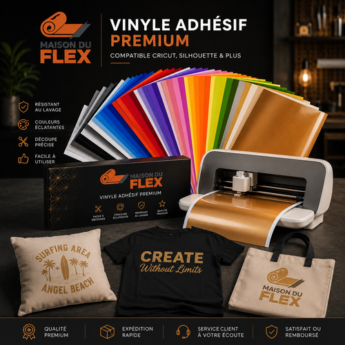 Kit Débutant — 41 Feuilles Flex Précoupées (37 couleurs) Maison du Flex