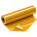 Rouleau de flex thermocollant pailleté or pour personnalisation textile Maison du Flex